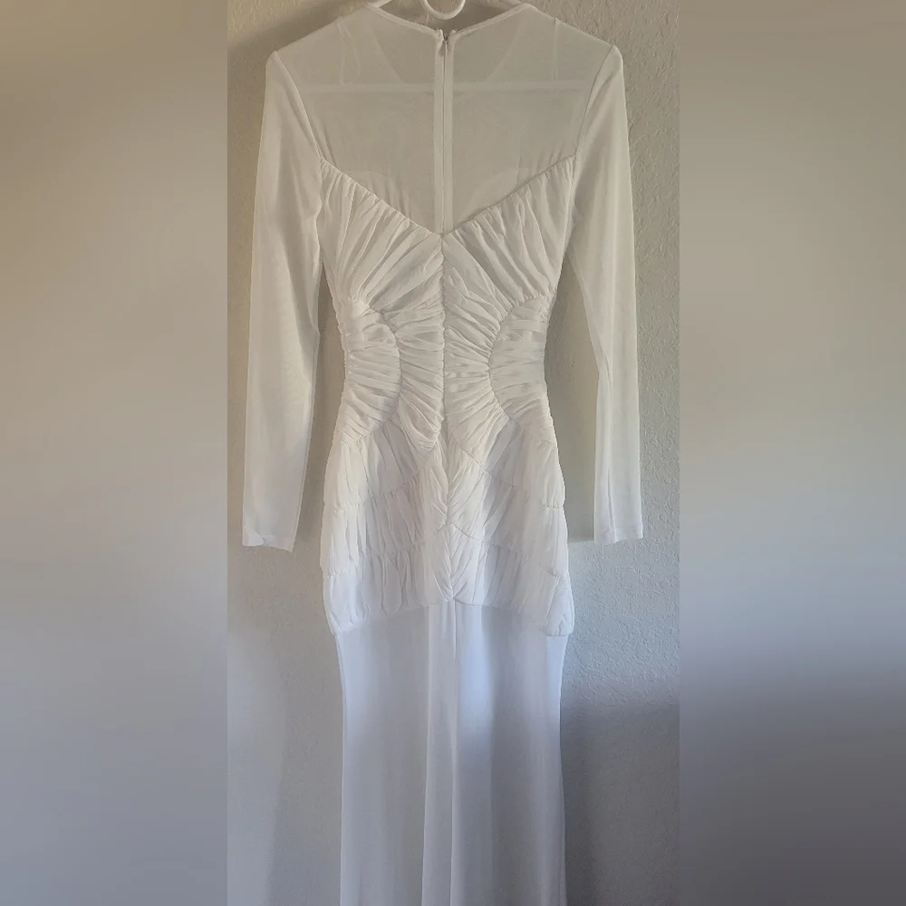 Anthropologie Maxi Dress. Misha Ivory Talitha Evening. Sz Small NWT. - Picture 12 of 16